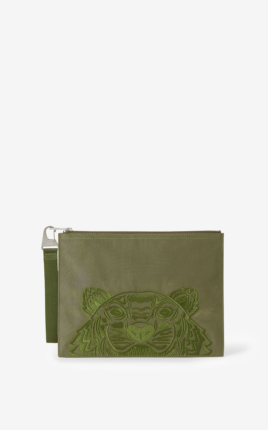 Kenzo Large canvas Kampus Tiger Moška Pisemska Torbica Olive SI-5820510